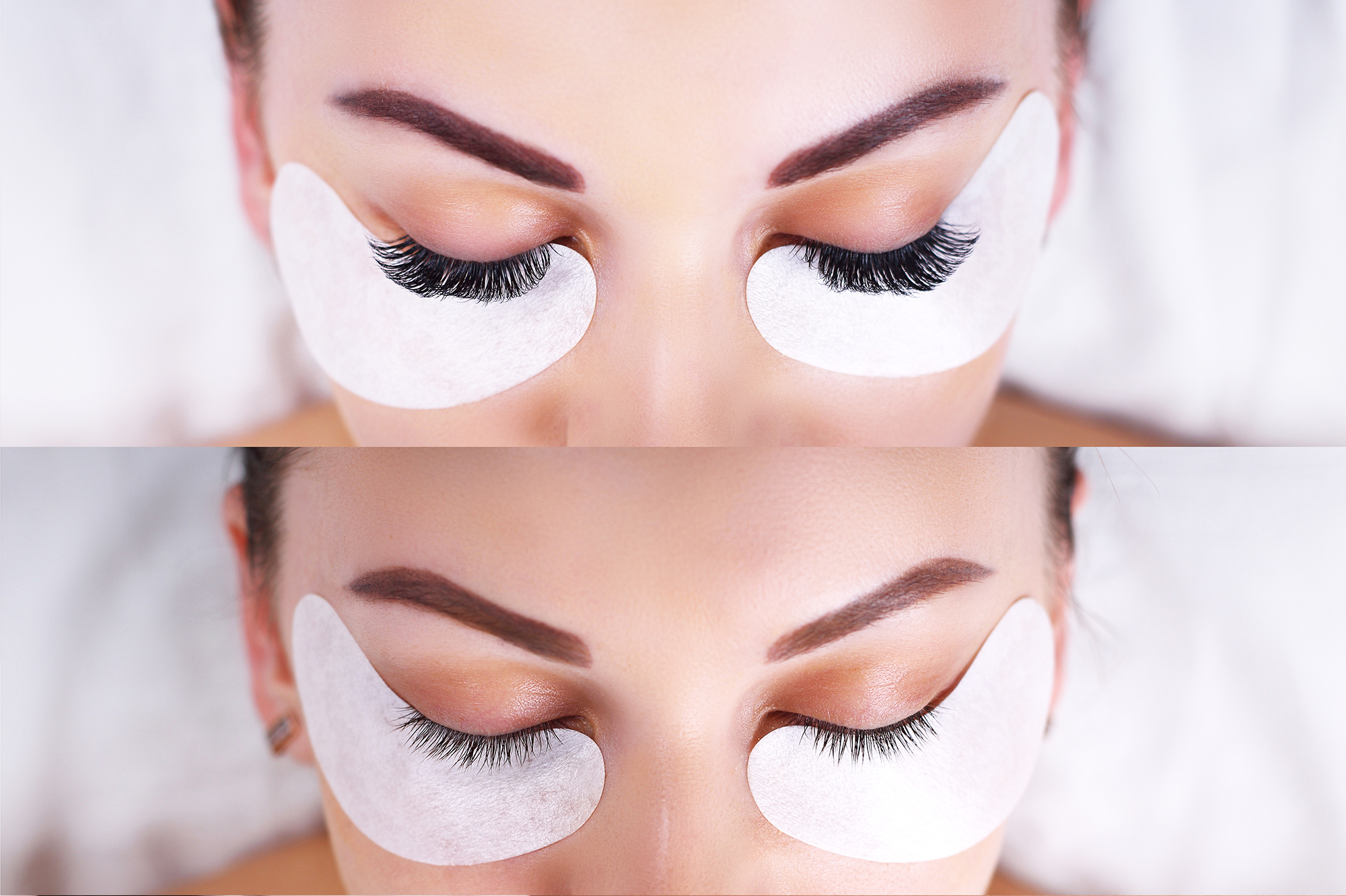 lash extensions before & after